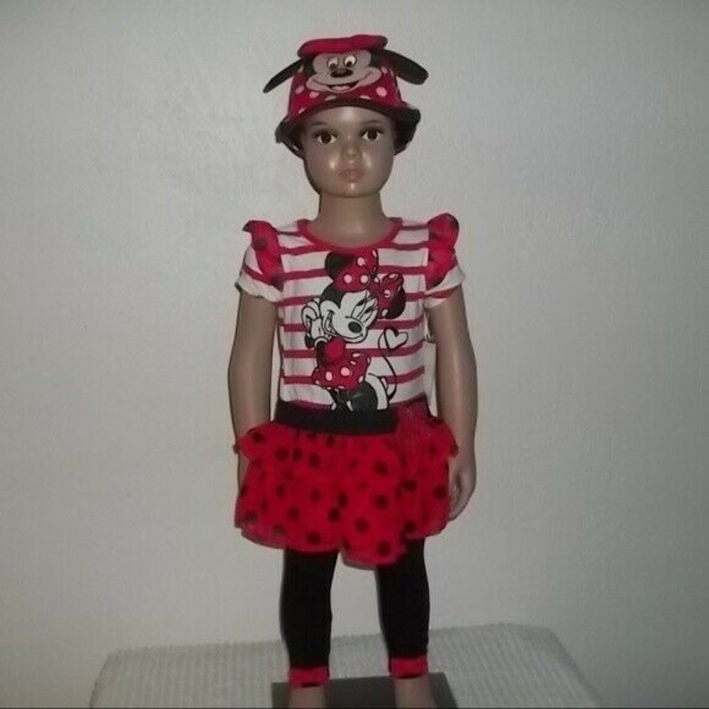 Minnie Mouse Girls 2pc Set with Hat-24Months,NWT